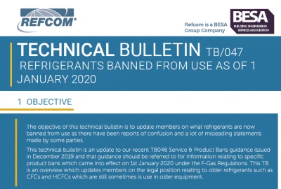 Banned refrigerants